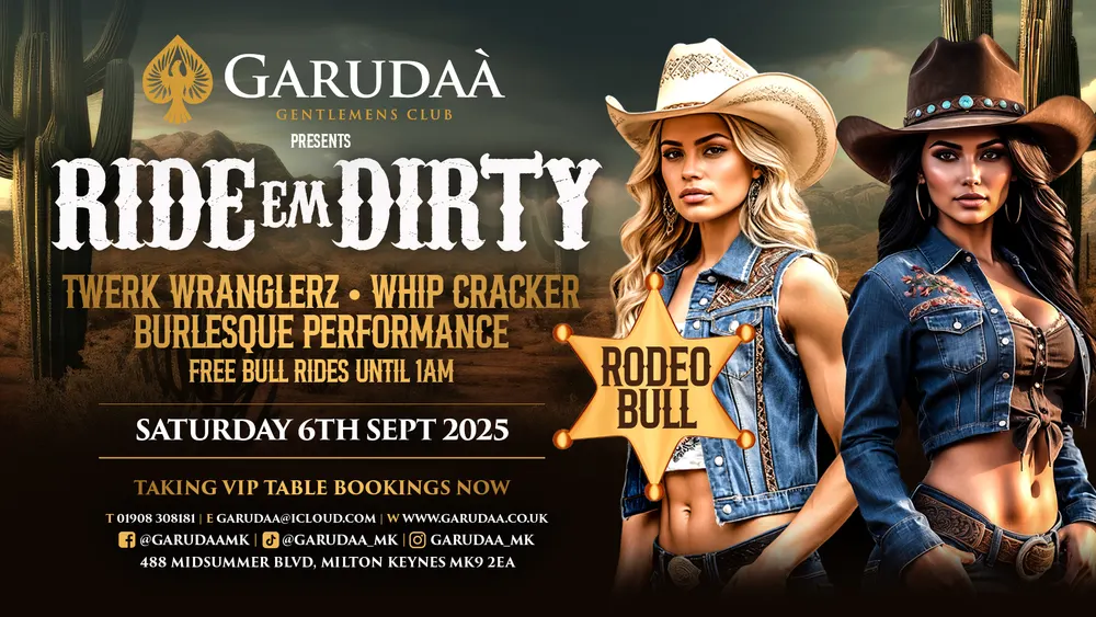 Ride 'Em event poster